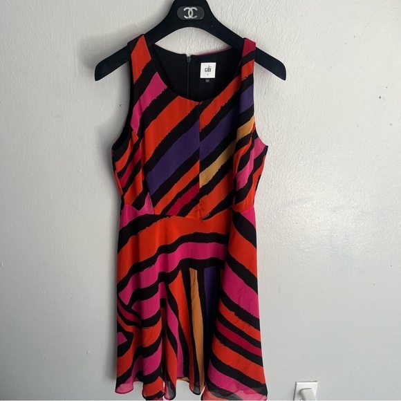 Cabi Fete Striped Fit and Flare Dress #4075 Size Small - Picture 10 of 12